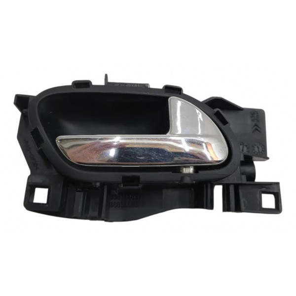 Maçaneta Interna Porta Direita Citroen C3 2013 A 2019 Preto Dianteira/traseira