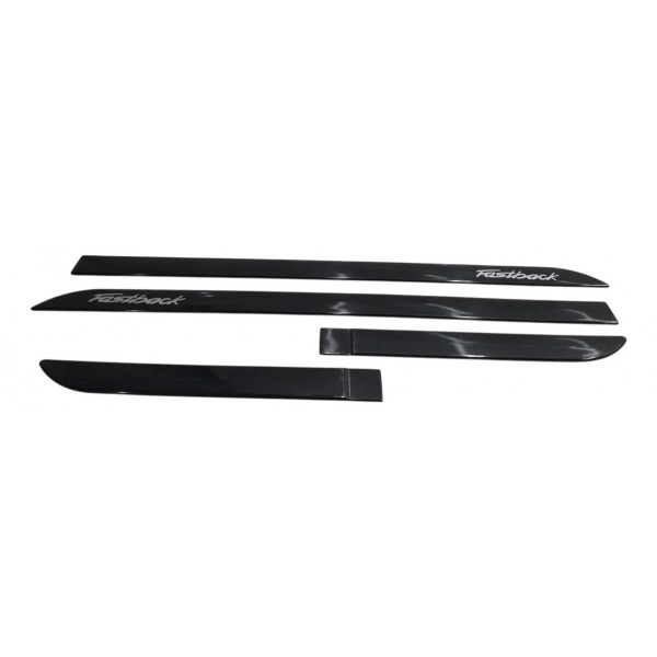 Kit Friso Porta Fiat Fastback 2021 2022 2023 2024 Preto Preto