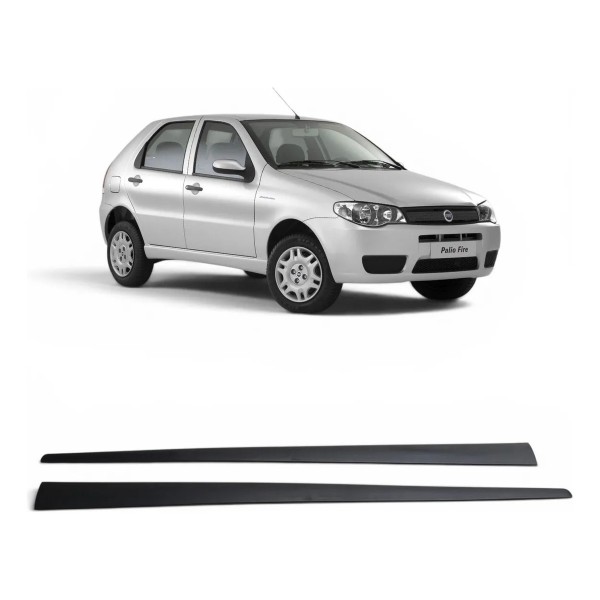 Kit Friso Dianteiro Fiat Palio 2 Porta 2004 2005 2006 A 2017 Preto