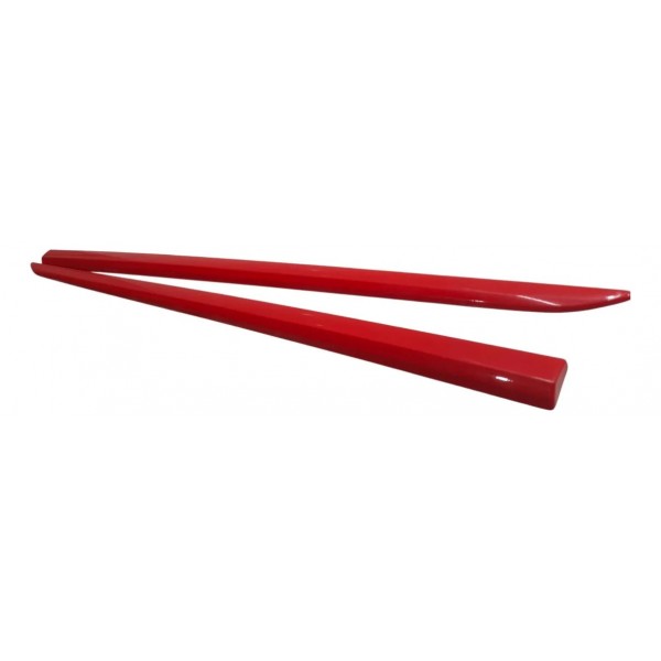 Kit Friso Porta Fiat Argo 2018 2019 2020 2021 2022 Vermelho Vermelho