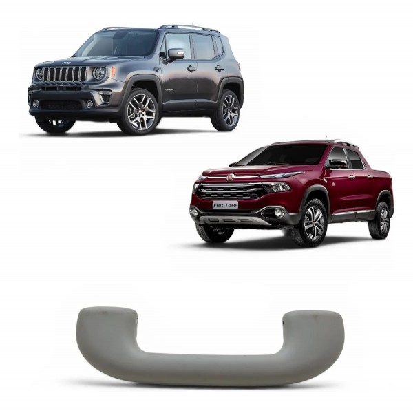 Alça Teto Direito Fiat Toro Renegade 2016 2017 2018 A 2020 Cinza