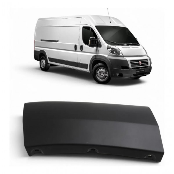 Friso Paralama Dianteiro Esquerdo Fiat Ducato 2018 A 2022 Preto