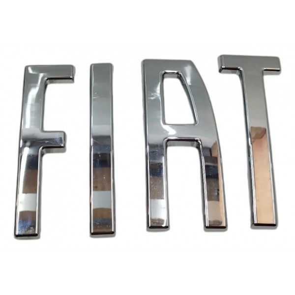 Emblema Grade Dianteira Fiat Toro 2021 2022 Cromado