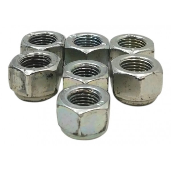 Kit 7 Porcas Suspensão Traseira M16  Fiorino Doblo Strada