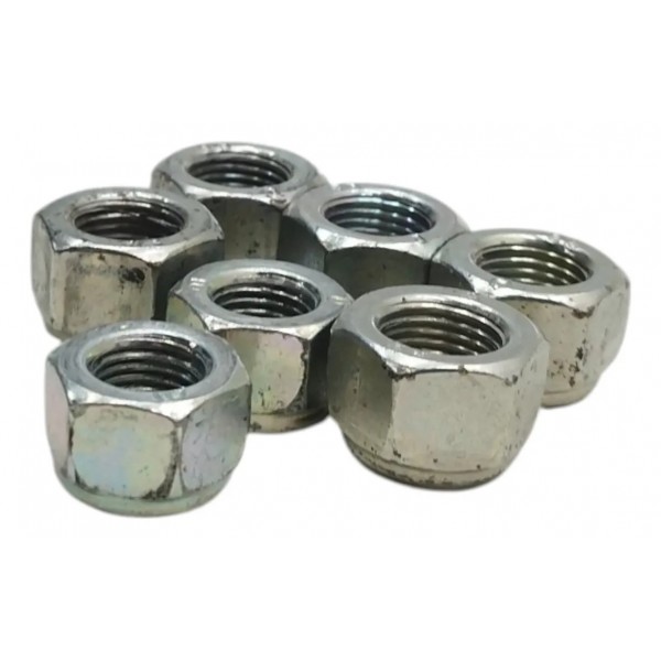 Kit 7 Porcas Suspensão Traseira M16  Fiorino Doblo Strada