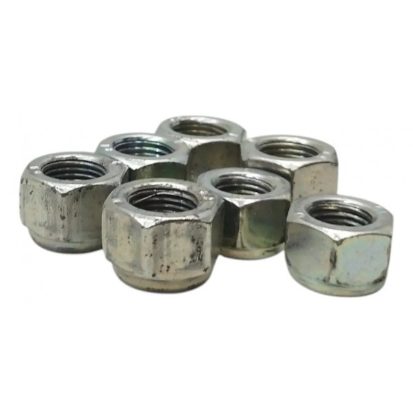 Kit 7 Porcas Suspensão Traseira M16  Fiorino Doblo Strada