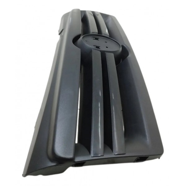 Grade Parachoque Dianteira Fiat Fiorino Uno 2006 2007 A 2013 Preto Brilhante