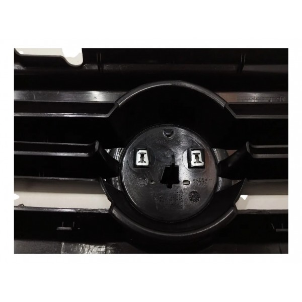 Grade Parachoque Dianteira Fiat Fiorino Uno 2006 2007 A 2013 Preto Brilhante