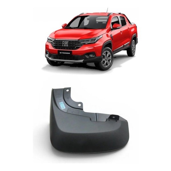 Parabarro Lameiro Dianteira Esquerda Fiat Strada 2021 A 2024