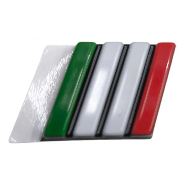 Emblema Dianteira Grade Radiador Fiat Itália Original Preto