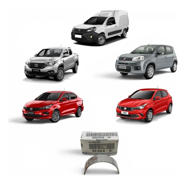 Bronzina Biela Std Fiat Argo Cronos Strada Fiorino Uno