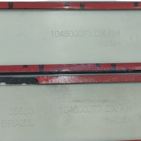 Kit Friso Porta Fiat Toro 2016 2017 2018 2019 2020 2021 2023 Preto