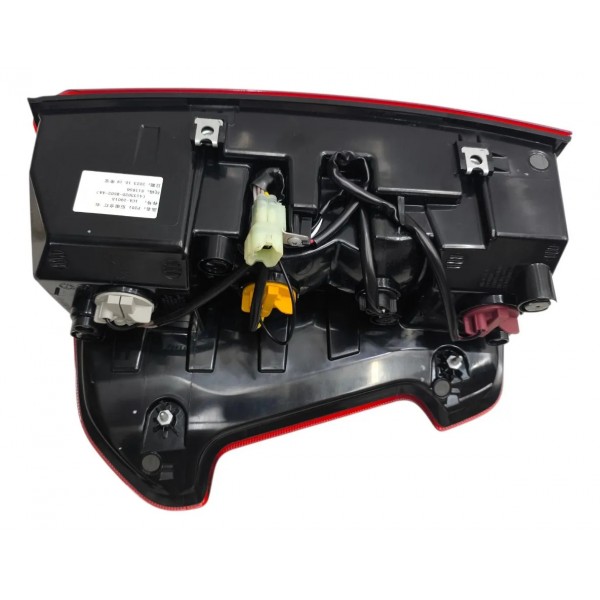 Lanterna Direita Fiat Titano 2025 Cristal Sem Led Com Detalh Direito/passageiro Vermelho
