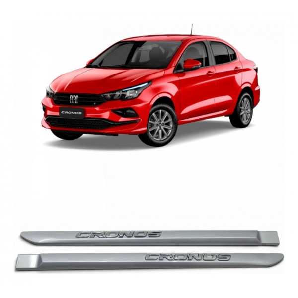Par Friso Porta Dianteira Fiat Cronos 2018 2019 2020 A 2023 Cinza