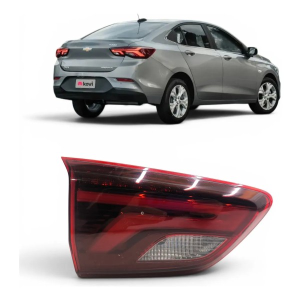 Lanterna Esquerda Tampa Porta Mala Onix Sedan 2020 A 2025 Esquerdo/motorista Vermelho