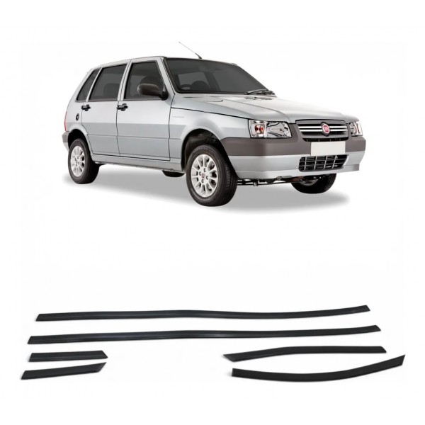Kit Friso Paralama Fiat Uno 2004 2005 2006 2007 2008 A 2013