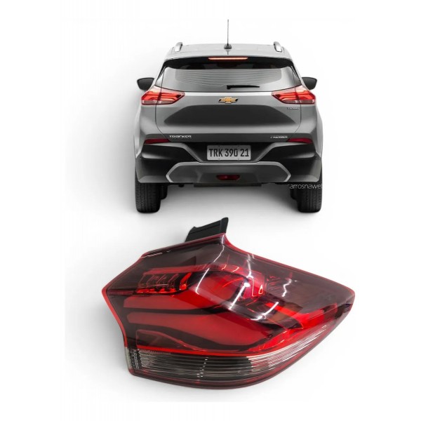 Lanterna Direita Chevrolet Tracker 2020 2021 2022 2022 2024 Direito/passageiro Vermelho