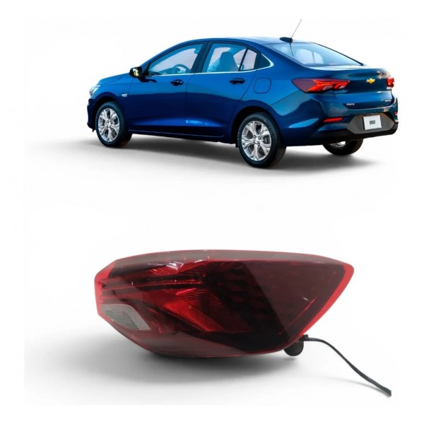 Lanterna Traseira Direita Gm Onix Sedan 2020 2021 A 2023 Direito/passageiro Vermelho