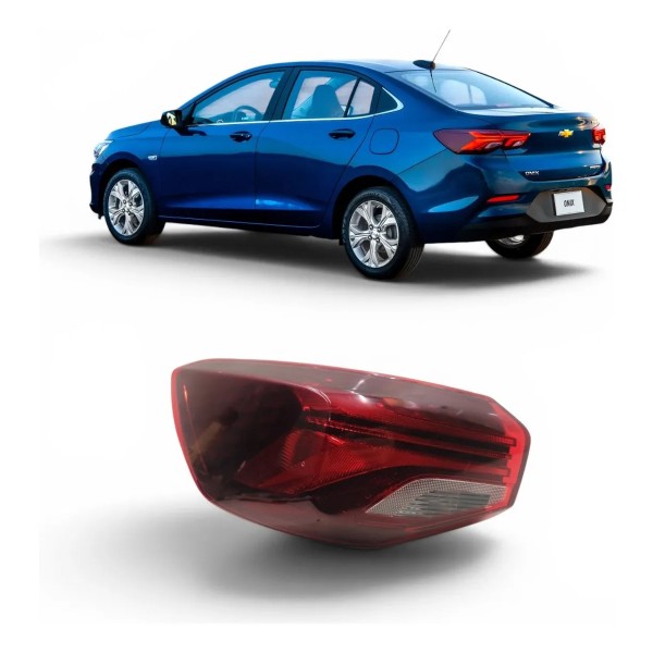 Lanterna Traseira Esquerda Gm Onix Sedan 2020 2021 A 2023 Esquerdo/motorista Vermelho