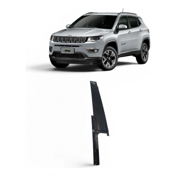 Moldura Coluna Porta Traseira Jeep Compass 2018 2019