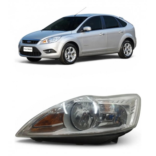 Farol Esquerdo Ford Focus 2009 2010 2011 2012 Esquerdo/motorista