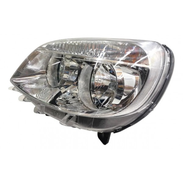 Farol Esquerdo Fiat Doblo 2010 2011 2012 2013 A 2020 Cromado Esquerdo/motorista