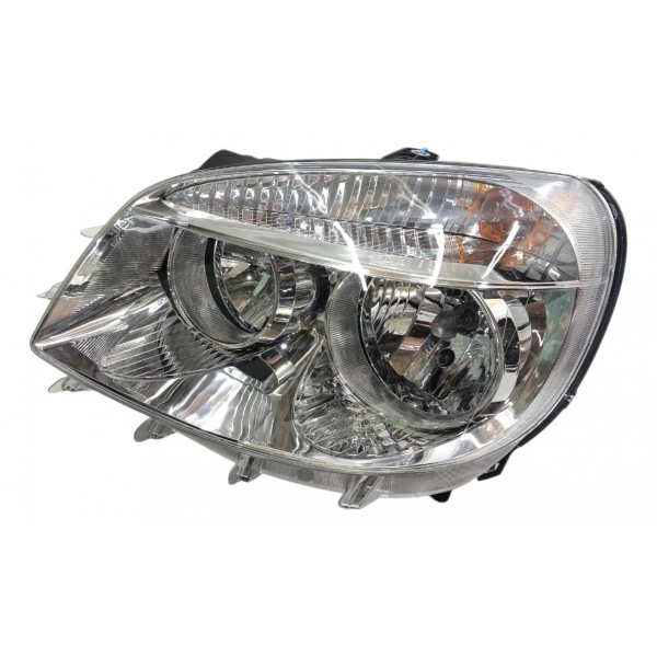Farol Esquerdo Fiat Doblo 2010 2011 2012 2013 A 2020 Cromado Esquerdo/motorista