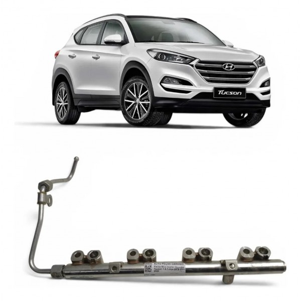 Flauta Bico Injetor Hyundai Tucson 1.6 Turbo 2018 2019 2020