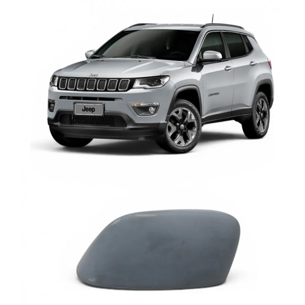 Capa Retrovisor Esquerdo Prime Jeep Compass 2017 A 2021 Prime