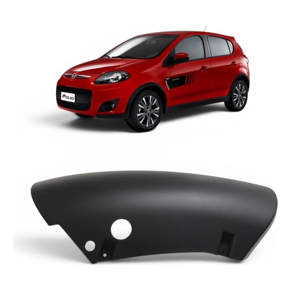 Moldura Inferior Paralama Direito Fiat Palio 2012 A 2017 Preto