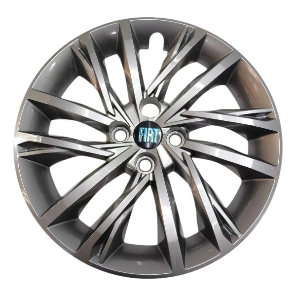Roda Calota Aro 16 Fiat Argo Cronos Pulse 16x60 6jx16h2, Preto