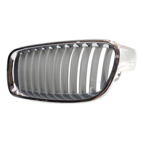 Grade Esquerda Cromada Bmw 320i 328i 2013 2014 2015 2016 F30 Cromado Brilhante