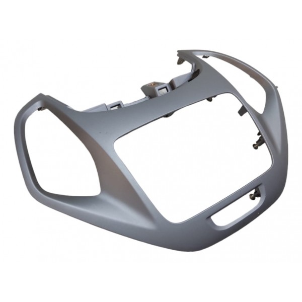Moldura Central Radio Aparelho Som Ford Ka 2014 2015 A 2021 Cinza