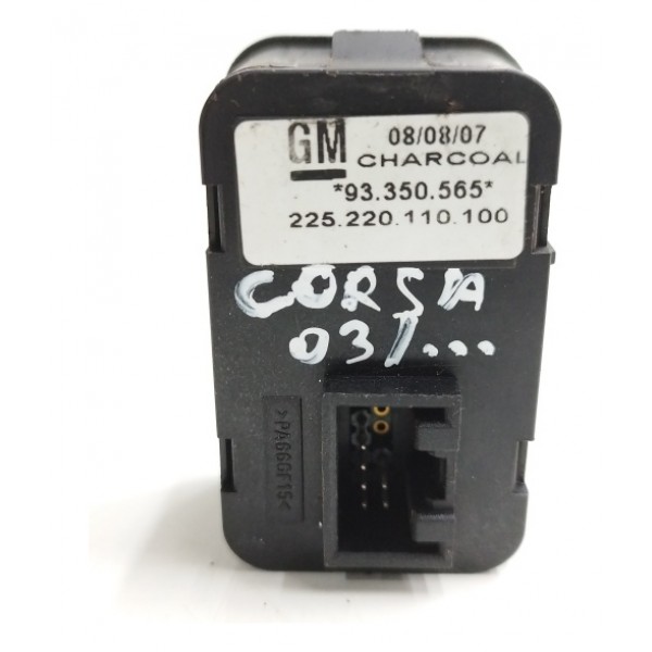 Botão Duplo Vidro Elétrico Corsa Montana Meriva 2003 A 2011