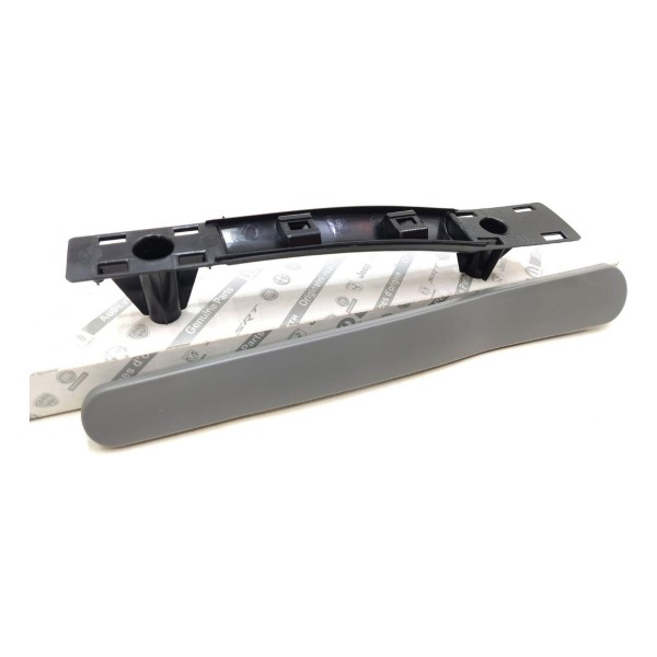 Puxador Moldura Dianteira Uno Vivace Vidro Elétrico 4 Furos Preto