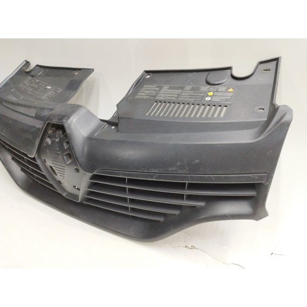 Grade Parachoque Dianteiro Logan Sandero 2014 2015 2016 2017 Fosco