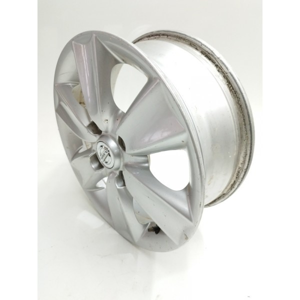 Roda Liga Aro 15 Nissan March Versa 2016 2017 2018 4x100 Prateado