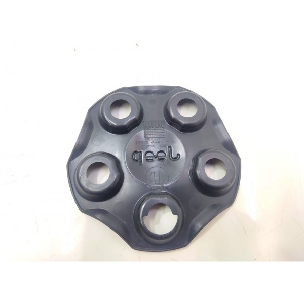 Calota Central Roda Ferro Jeep Renegade Aro 16 2016 Á 2020 Preto