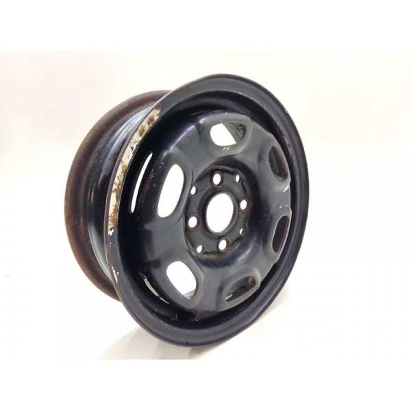 Roda Ferro 13 Volkswagen Gol Quadrado 1990 1991 1992 A 1994 Preto