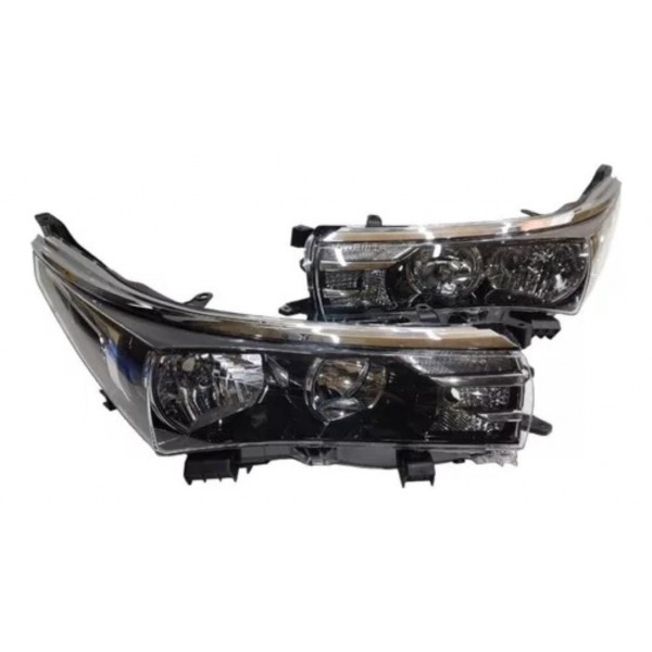 Par Farol Dianteiro Toyota Corolla 2015 2016 2017 Sem Led