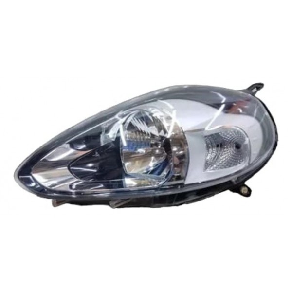 Farol Esquerdo Fiat Punto Máscara Negra 2013 2014 2015 2016