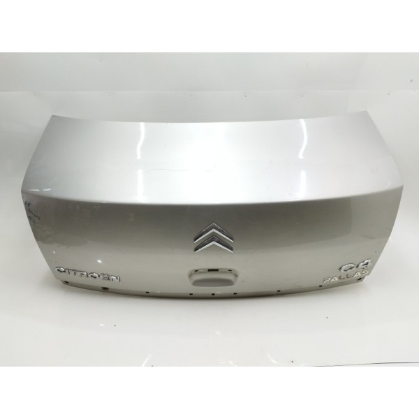 Tampa Traseira Porta Malas Citroen C4 Pallas 2007 A 2012 Prateado