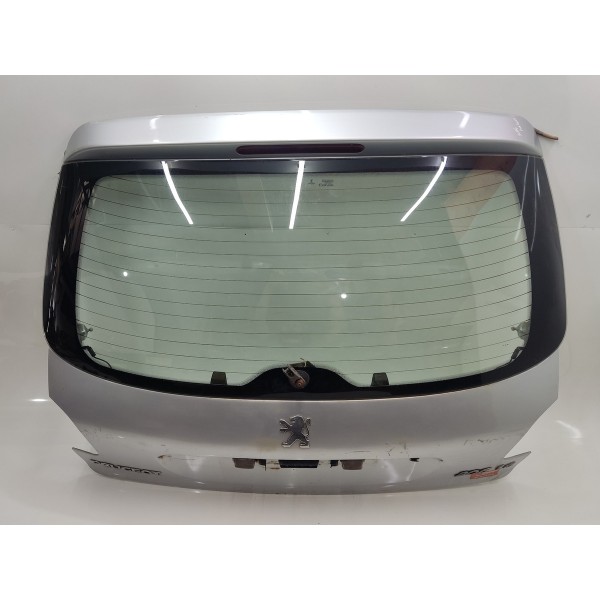 Tampa Traseira Peugeot 206 1.4 2008 2009 2010 2011 2012 2013 Prateado