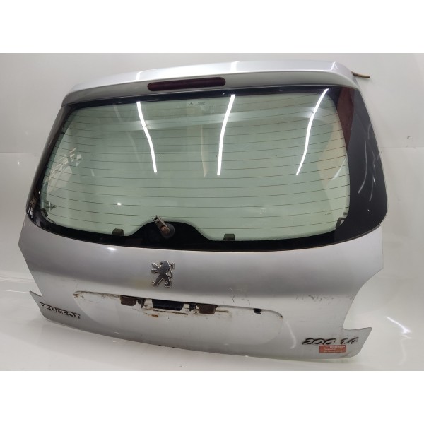 Tampa Traseira Peugeot 206 1.4 2008 2009 2010 2011 2012 2013 Prateado