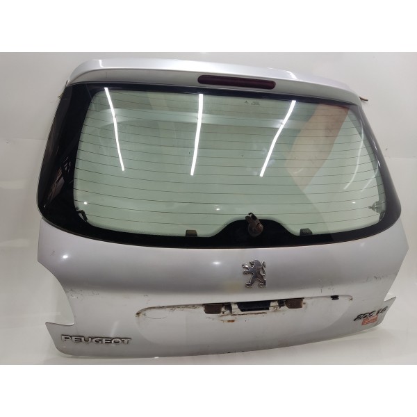 Tampa Traseira Peugeot 206 1.4 2008 2009 2010 2011 2012 2013 Prateado