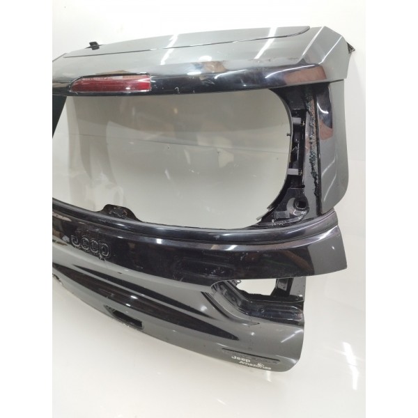 Tampa Traseira Porta Malas Jeep Compass 2018 2019 2020 2021 Preto