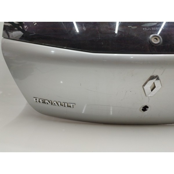 Tampa Traseira Porta Mala Renault Sandero 2008 2009 A 2013 Prateado