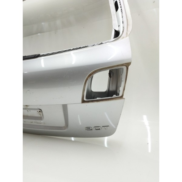 Tampa Traseira Porta Malas Audi A3 Sportback 2009 A 2013  Prateado