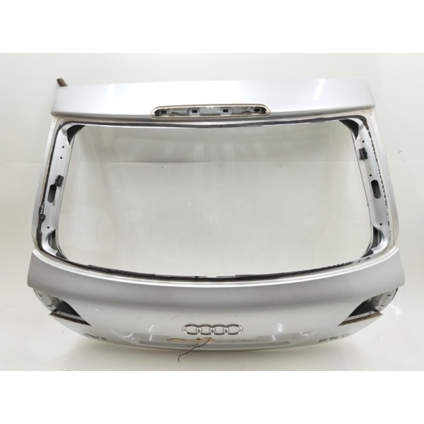 Tampa Traseira Porta Malas Audi A3 Sportback 2009 A 2013  Prateado