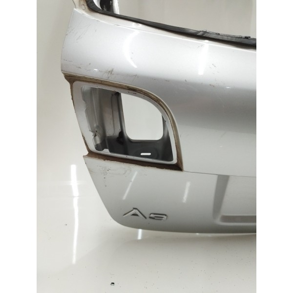 Tampa Traseira Porta Malas Audi A3 Sportback 2009 A 2013  Prateado
